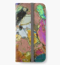Mineralien iPhone Flip-Case/Hülle/Klebefolie