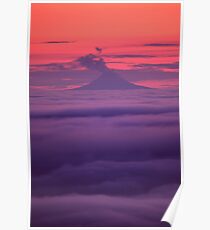 Mt. Augustine Volcano, Homer Alaska Poster