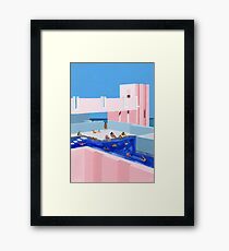 Spanien Pool Gerahmtes Wandbild