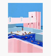 Spanien Pool Fotodruck