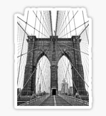 Pegatina puente de Brooklyn