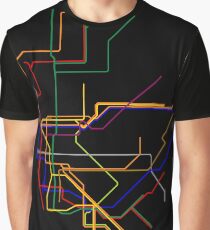 Lignes de NYC T-shirt graphique