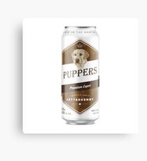 Lienzo Cachorros, oficialmente la cerveza favorita de Wayne.
