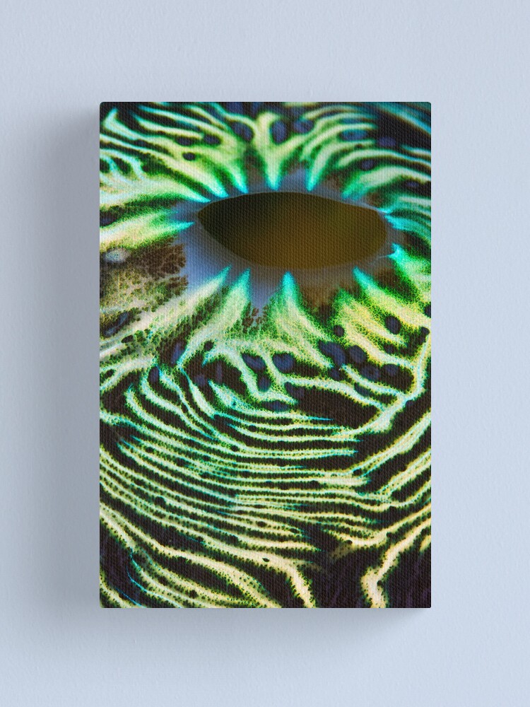 Alternate view of Green lava flow Canvas Print