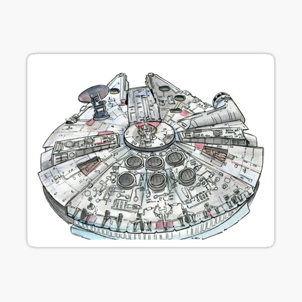 YT-1300 Corellian light freighter Sticker
