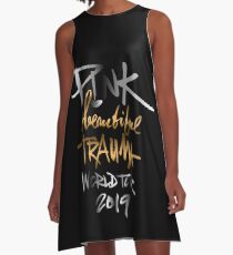PINK BEAUTIFUL TRAUMA WORLD TOUR 2019 A-Line Dress