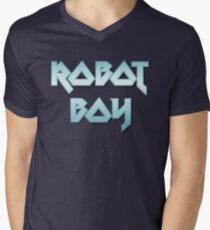 ROBOT BOY by Chillee Wilson Men's V-Neck T-Shirt