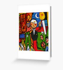 PHANTOM OF THE SANDPIT Greeting Card