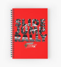 Slide Jump Rally - Red Spiral Notebook
