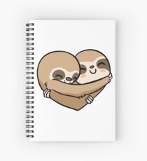 Cuaderno de espiral Sloth Heart