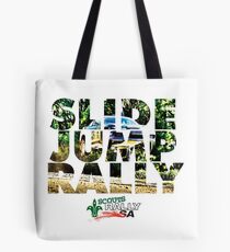 Slide Jump Rally - Colour/White Tote Bag