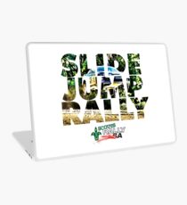 Slide Jump Rally - Colour/White Laptop Skin