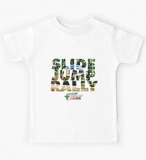 Slide Jump Rally - Colour/White Kids Tee