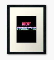 AGENT PROVOCATEUR by Chillee Wilson Framed Print