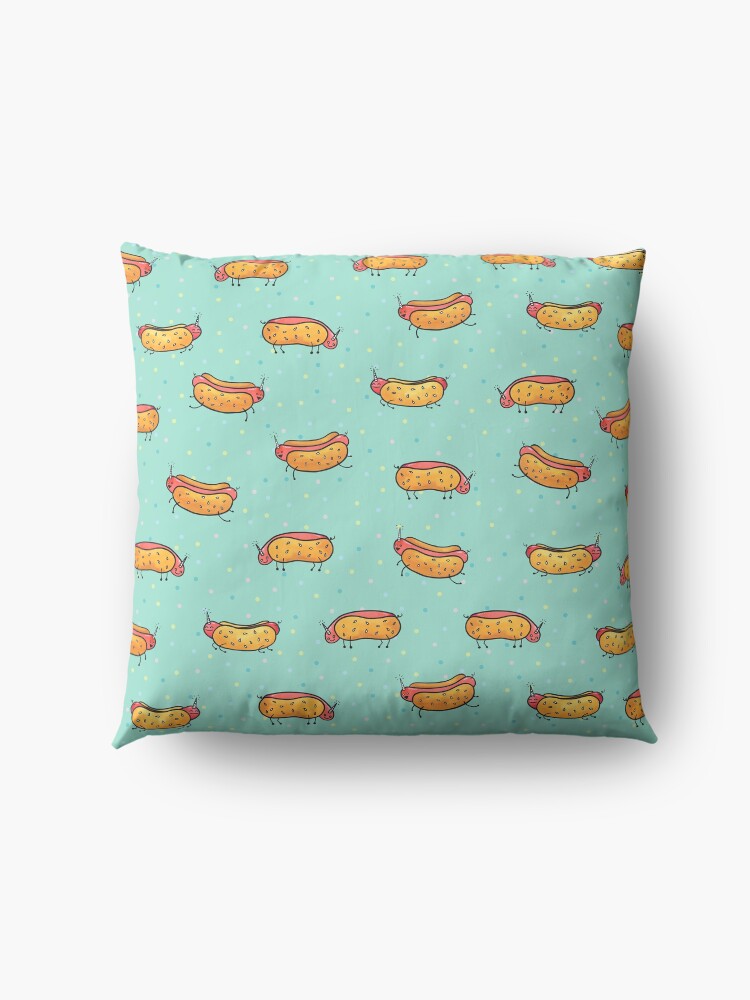 Alternate view of 'Corn Dogs Floor Pillow