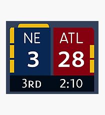 28-3 Historic Comeback New England Patriots, Tom Brady - TB12 Shirts, Mugs, Phone Cases, Pillows & Wall Tapestry! Photographic Print