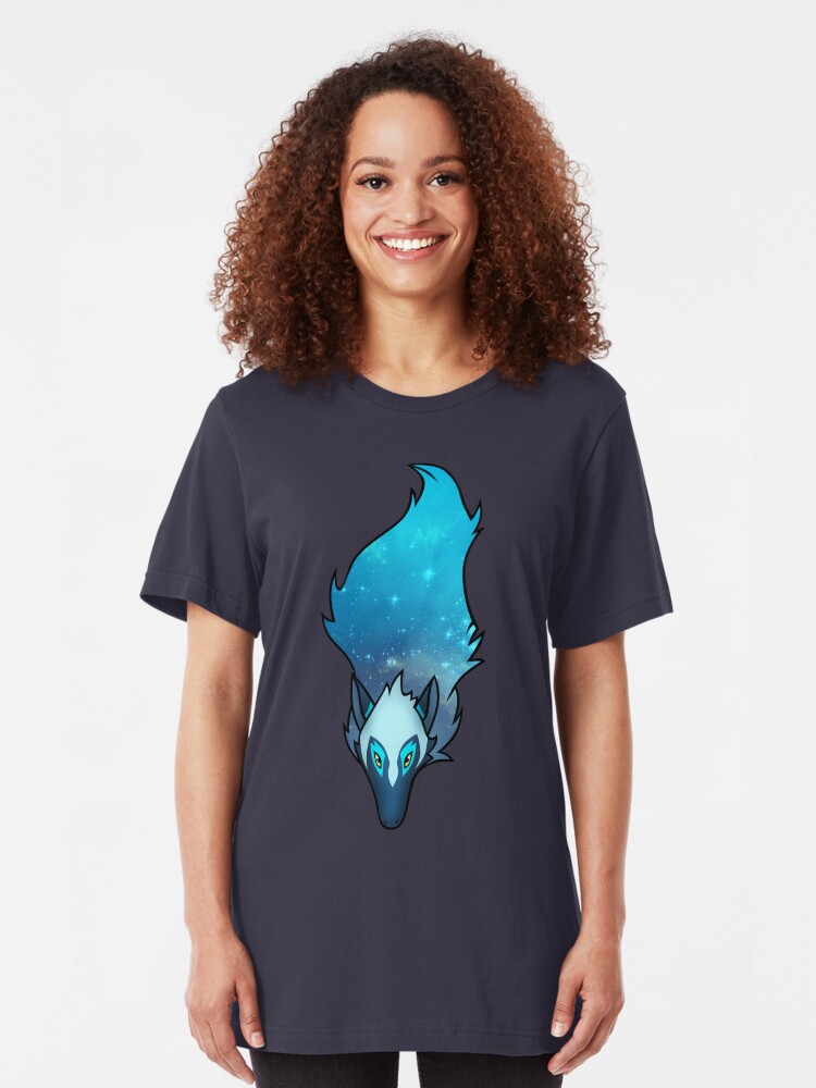 Alternate view of Cosmic Wolf Slim Fit T-Shirt