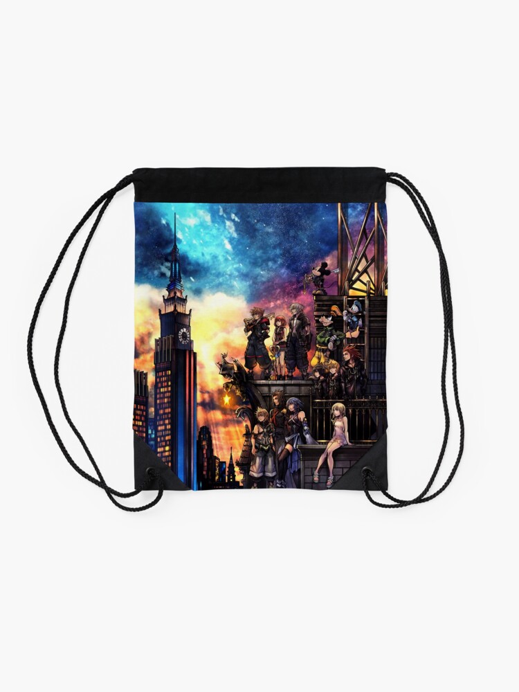 Alternate view of Kingdom Hearts 3 Cover Drawstring Bag