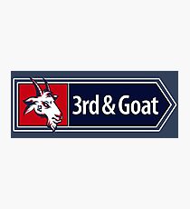 Limited Edition 3rd & GOAT Tom Brady, New England Patriots, Tb12 Shirts, Mugs, Hoodies, Phone Cases & Leggings! Photographic Print
