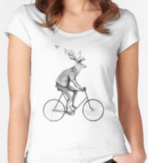 Even a Gentleman rides Women's Fitted Scoop T-Shirt