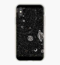 Schwarzer Raum iPhone-Hülle & Cover