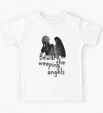 Beware the Weeping Angels Kids Tee