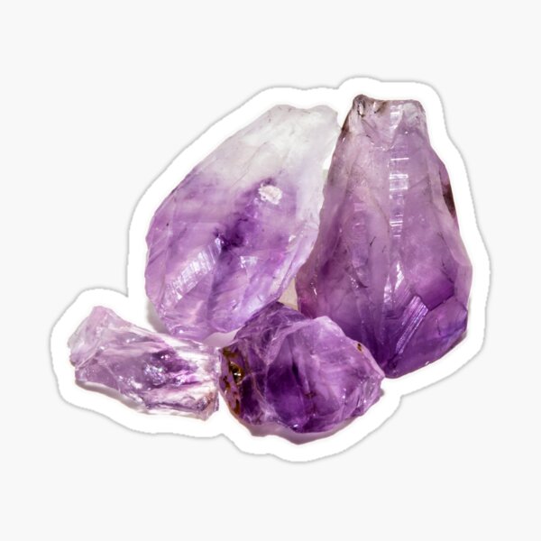 Purple gem stones Sticker