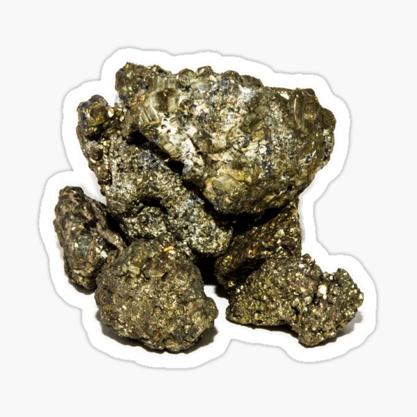 Pile of fools gold Sticker