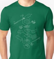 Exploded Cheeseburger with all the trimmings Unisex T-Shirt