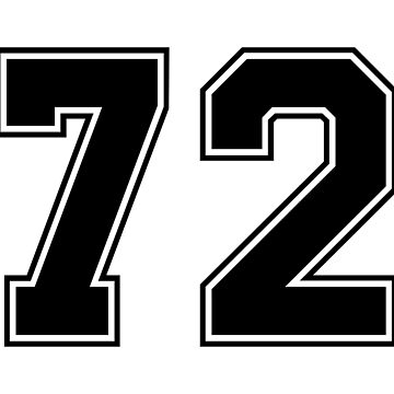 27 American Football Classic Vintage Sport Jersey Number in black number on  white background for american football, baseball or basketball | Greeting