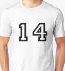 Nummer vierzehn Unisex T-Shirt