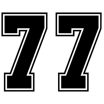 Number 77 | Sticker