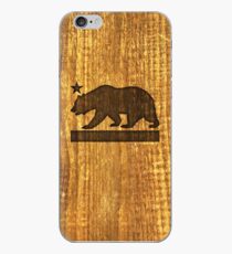California Bear Wood Design iPhone Case