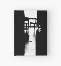 lonely piano Hardcover Journal