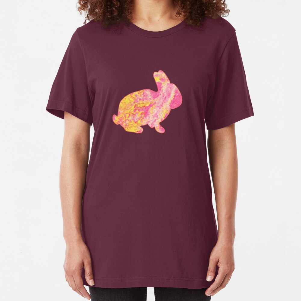 Pink Bunny Slim Fit T-Shirt