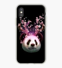 Vinilo o funda para iPhone PANDA HORNS UP