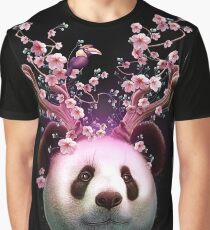 Camiseta gráfica PANDA HORNS UP