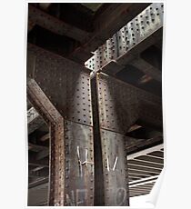 Old steel bridge Poster