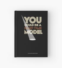 Part-time model | poster Hardcover Journal