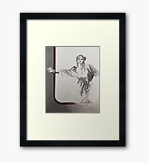 "Butterfly" Painting in Oils Framed Print