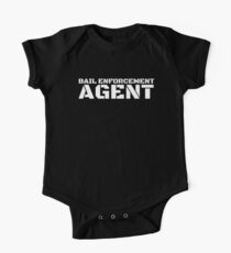BAIL-DURCHSETZUNGSMITTEL Art Funny Officer Gift Bounty Idea Baby Body Kurzarm