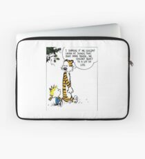 Calvin and Hobbes Quote Laptop Sleeve