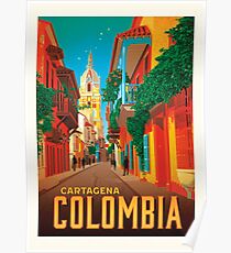 Póster Colombia cartagena