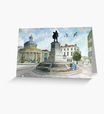 "Pointing Home" - The Cornhill, Bridgwater, Somerset Greeting Card