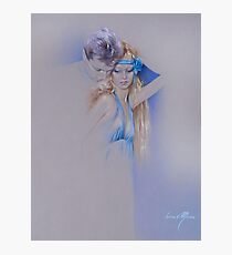 "Der Traum" Pastel Pencil Artwork Photographic Print