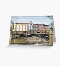 "Walter's Bridge" - Bridgwater, Somerset Greeting Card