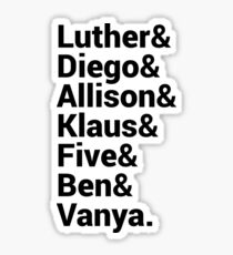 Umbrella Academy Kids Sticker