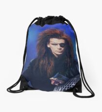 Pete Like a Record Drawstring Bag