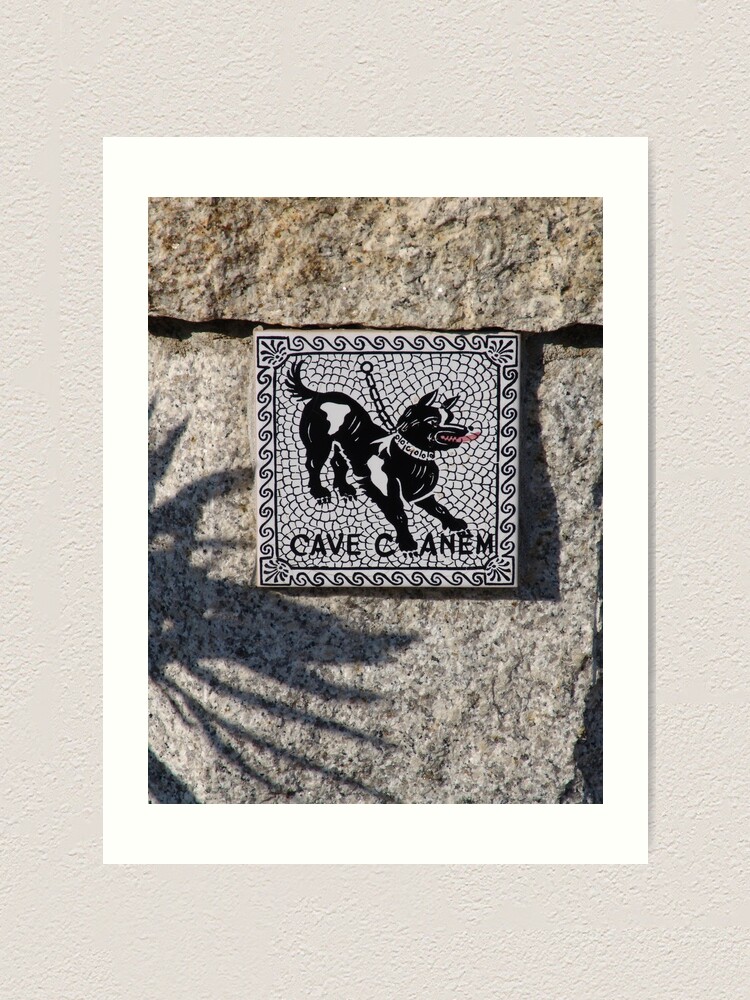 Cave Canem Art Print