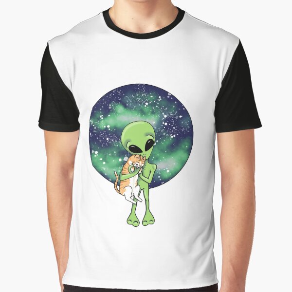 Ali and the Cat by Silvana Arias Graphic T-Shirt